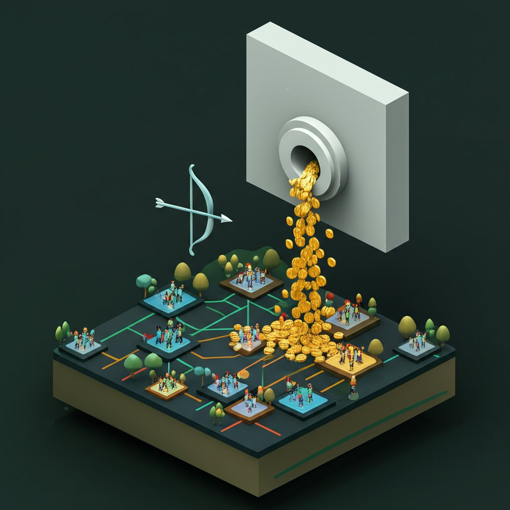 Robin Hood ethos: decentralized empowerment, social justice, and fair resource distribution.