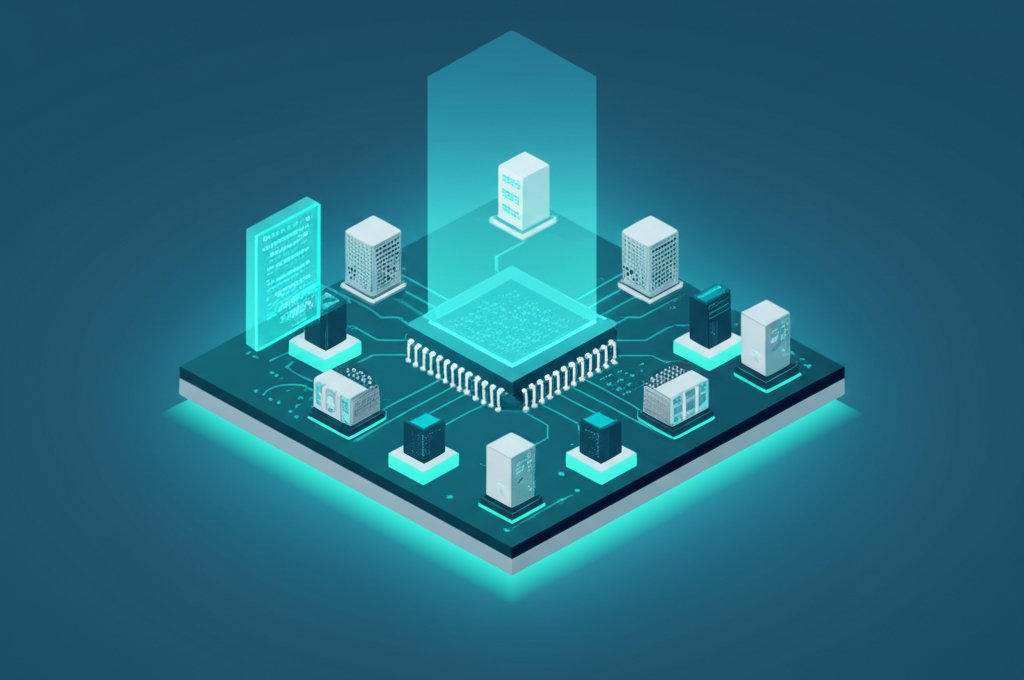 Visual representation of digital money's underlying mechanisms and infrastructure.